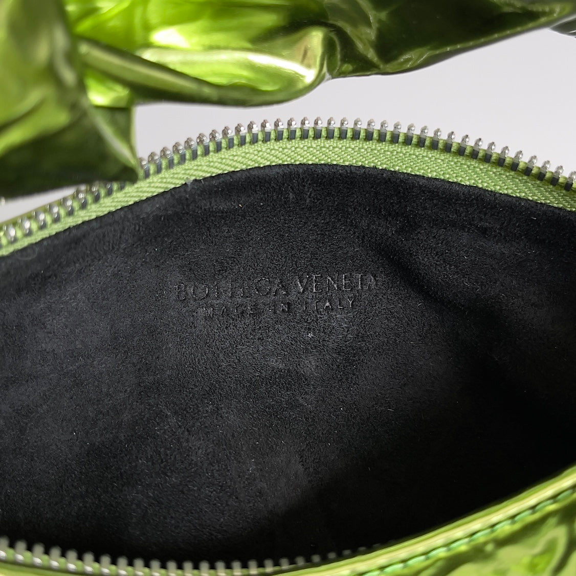Bottega Veneta 651876 Black & Green Hobo Bag 23 × 15 × 5 cm - detail image 9