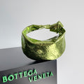 Bottega Veneta 651876 Black & Green Hobo Bag 23 × 15 × 5 cm