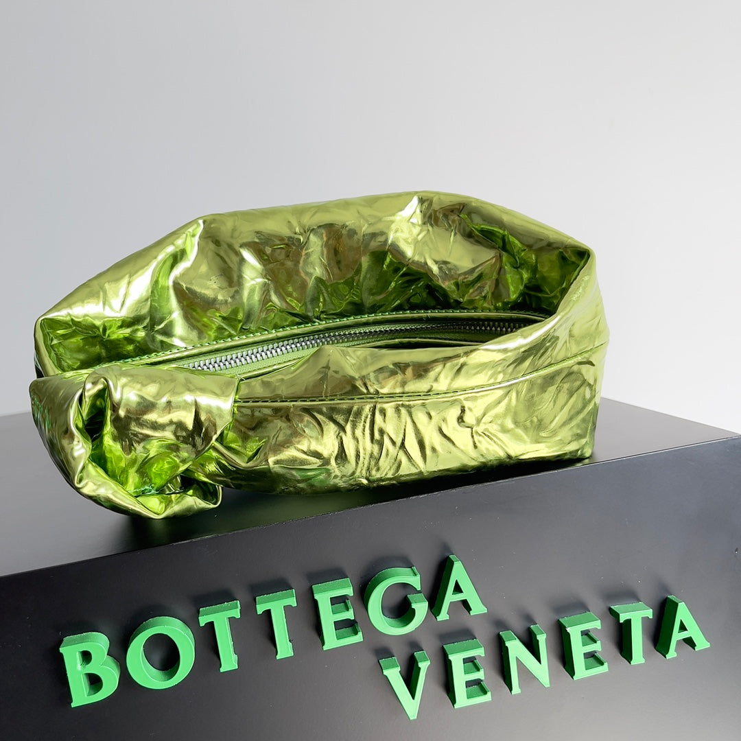 Bottega Veneta 651876 Black & Green Hobo Bag 23 × 15 × 5 cm - detail image 2