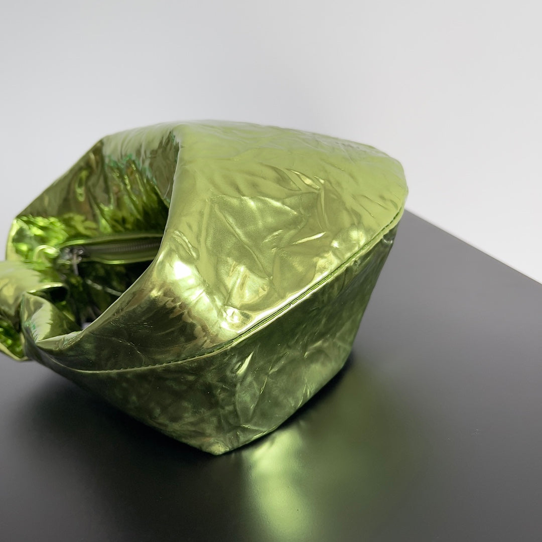 Bottega Veneta 651876 Black & Green Hobo Bag 23 × 15 × 5 cm - detail image 3