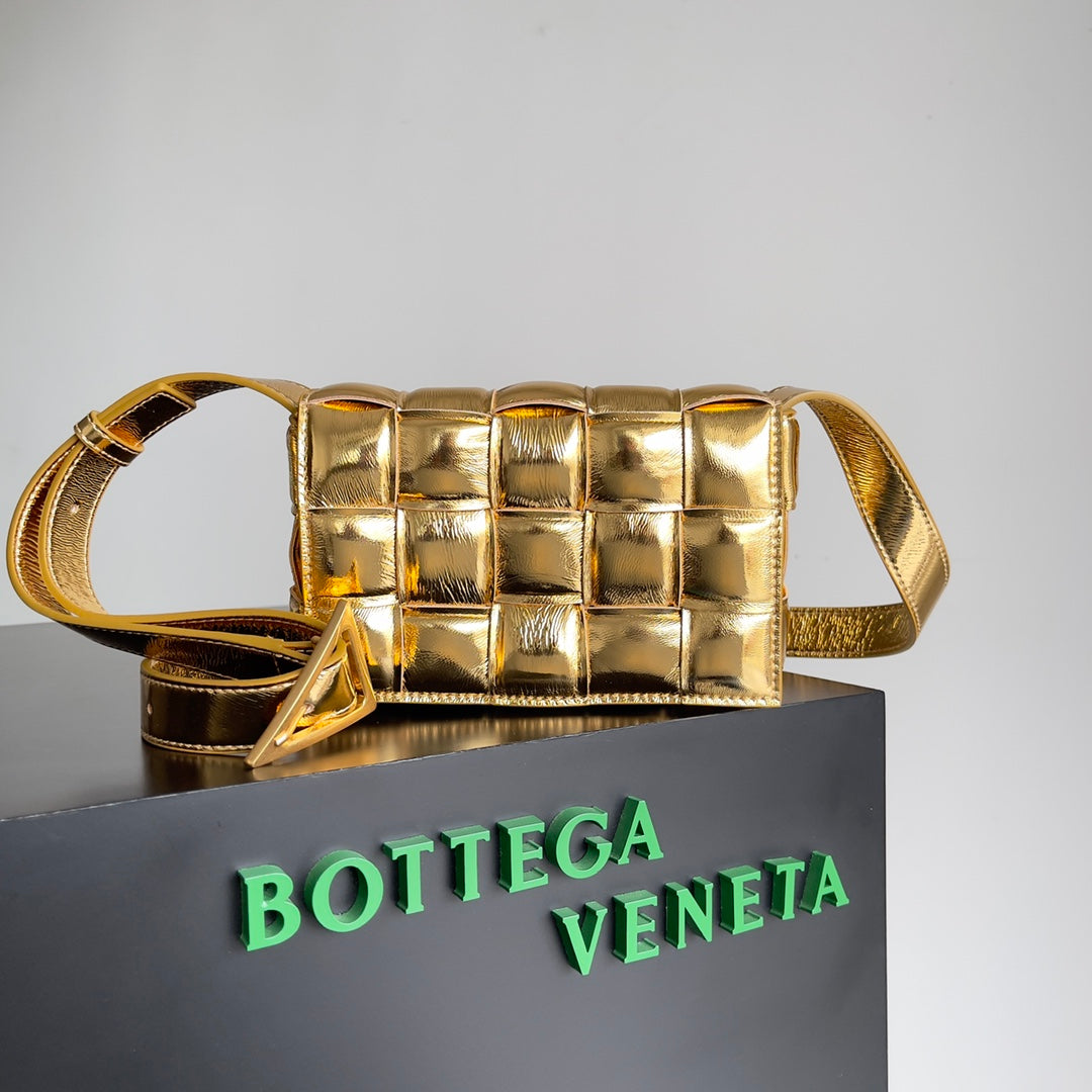 Bottega Veneta Gold Mini Bag
