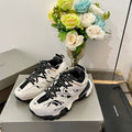 Balenciaga Black & Olive Green Designer Shoes