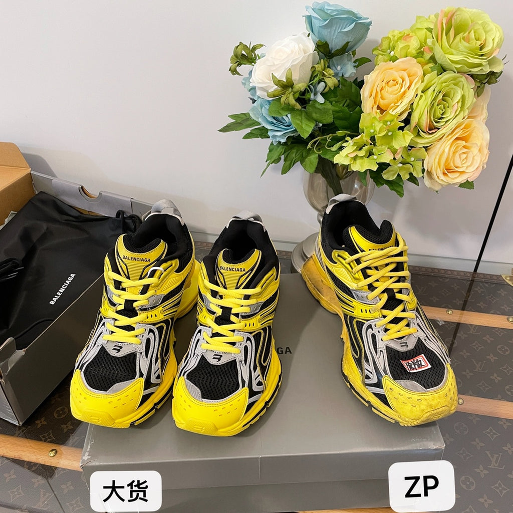 Balenciaga Black & Yellow Designer Shoes EU 35-40