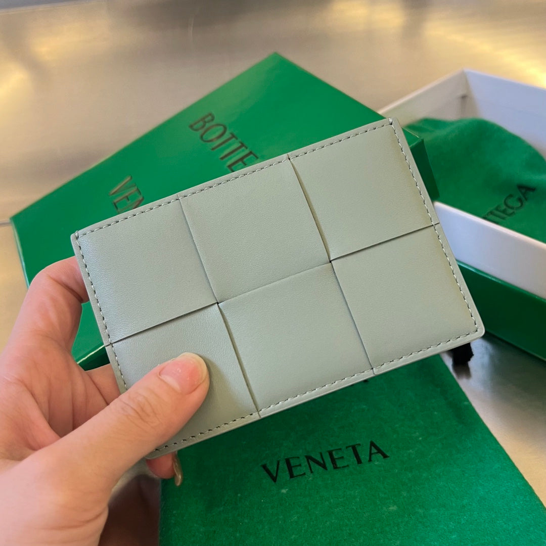 Bottega Veneta Green Card Holder