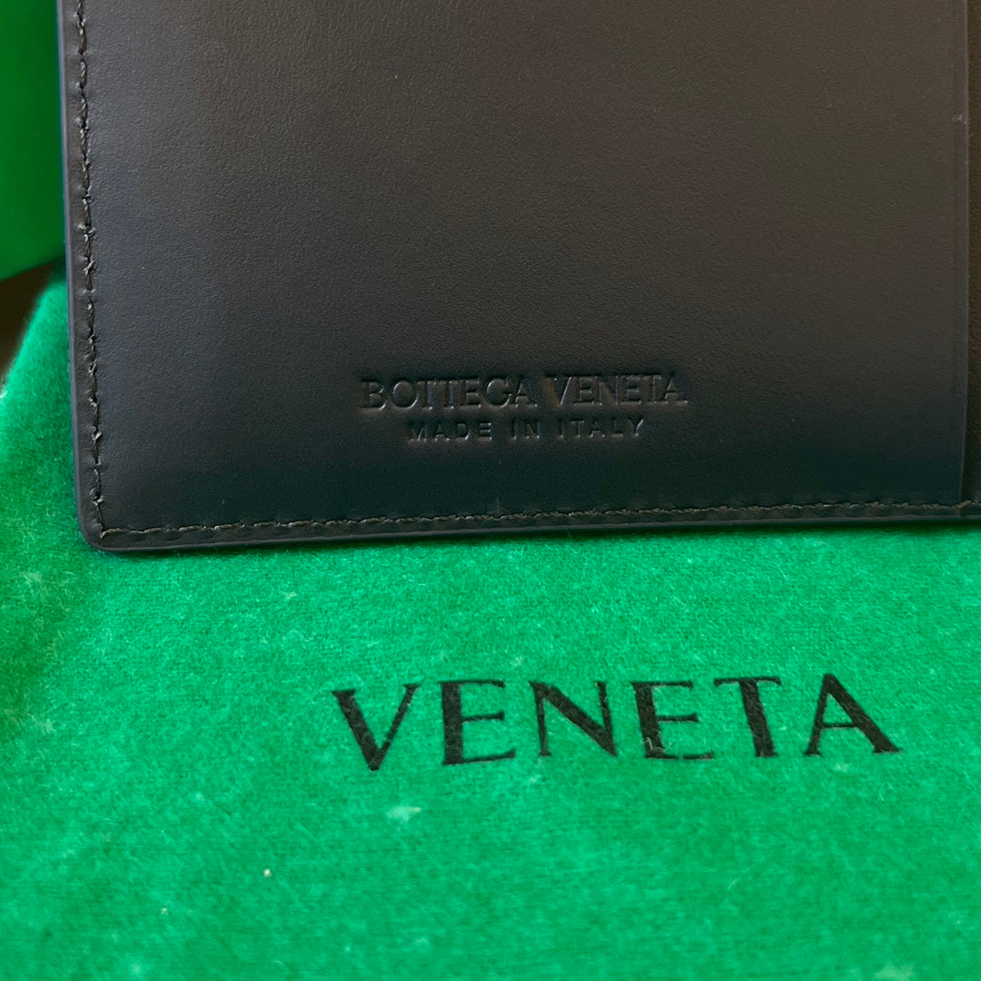 Bottega Veneta Black & Green Card Holder - detail image 6