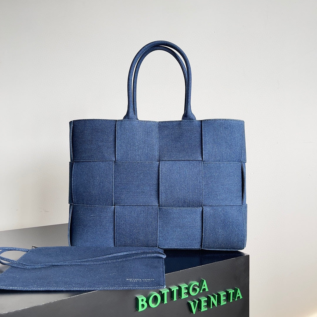 Bottega Veneta Blue Tote Bag
