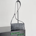 Bottega Veneta Gray Designer Handbag Edition 36