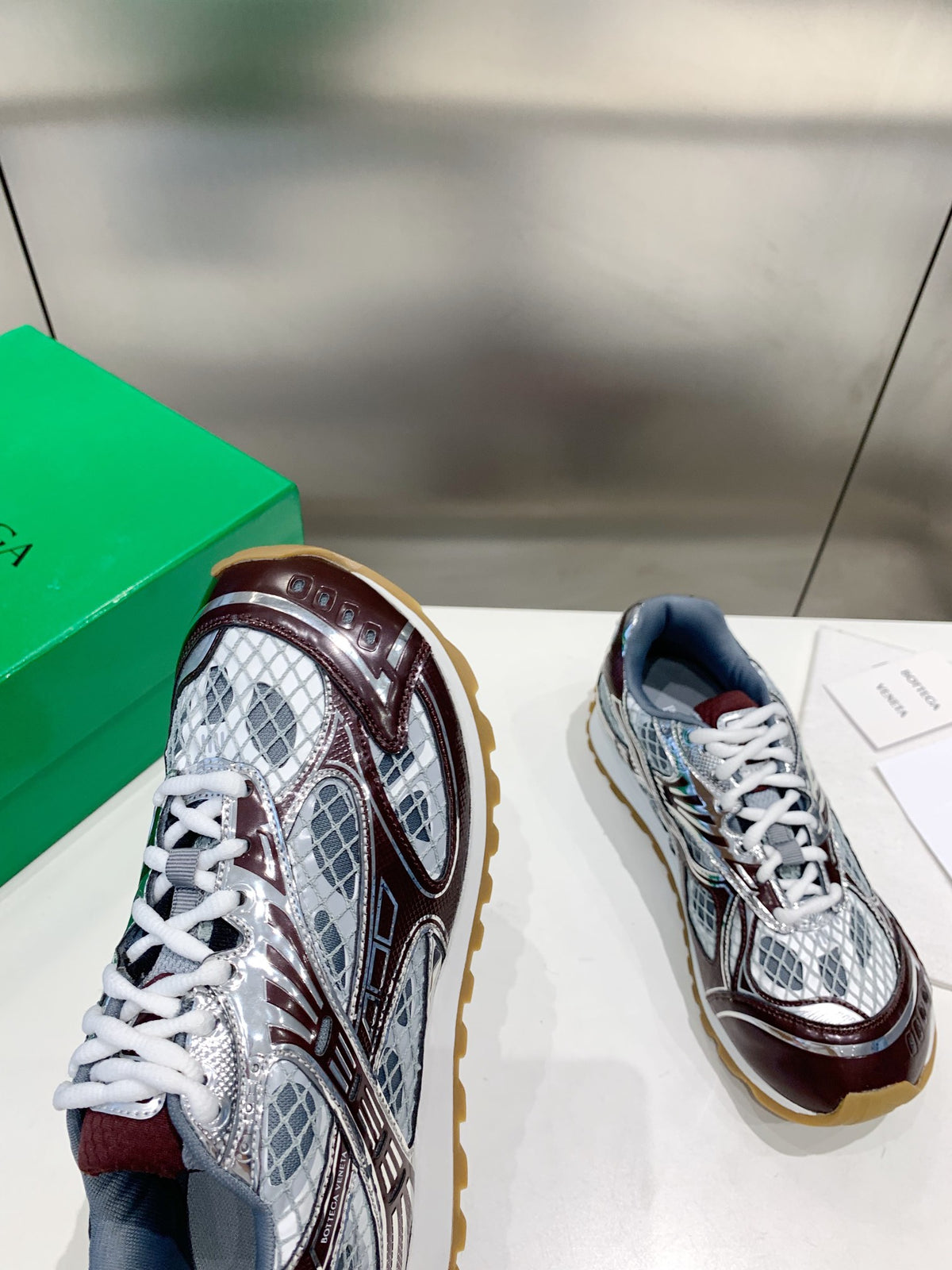 Bottega Veneta Silver Designer Shoes EU 35-44 - detail image 4