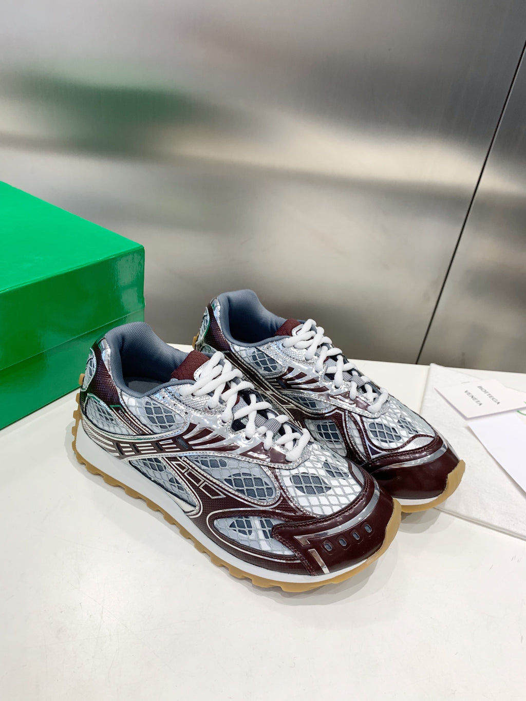 Bottega Veneta Silver Designer Shoes EU 35-44 - detail image 3