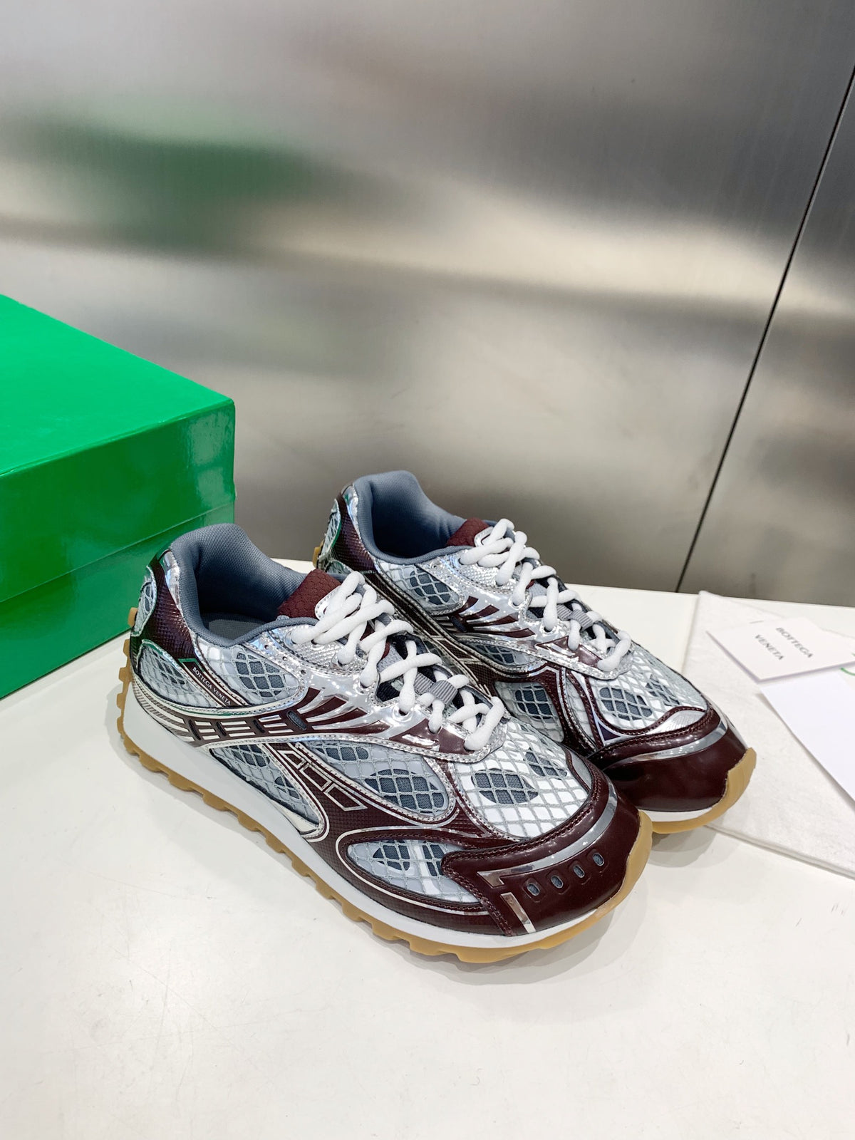 Bottega Veneta Silver Designer Shoes EU 35-44 - detail image 3