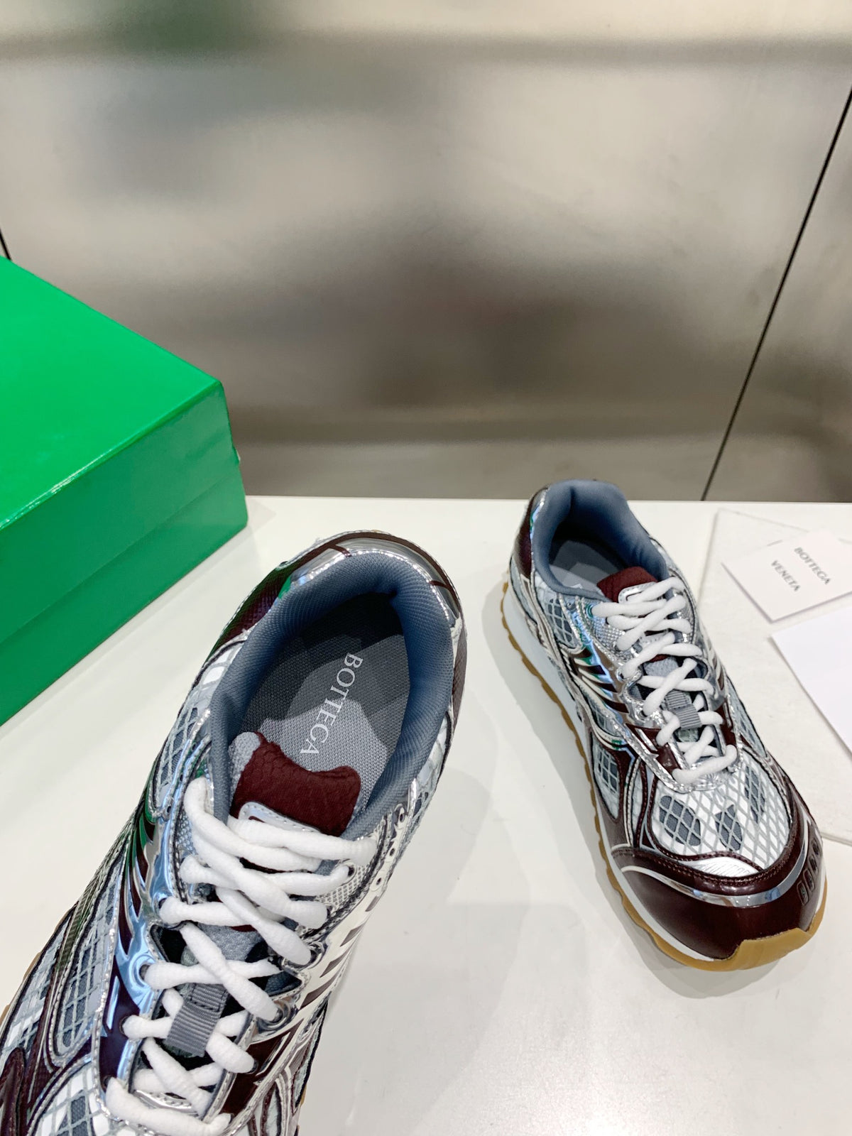 Bottega Veneta Silver Designer Shoes EU 35-44 - detail image 6