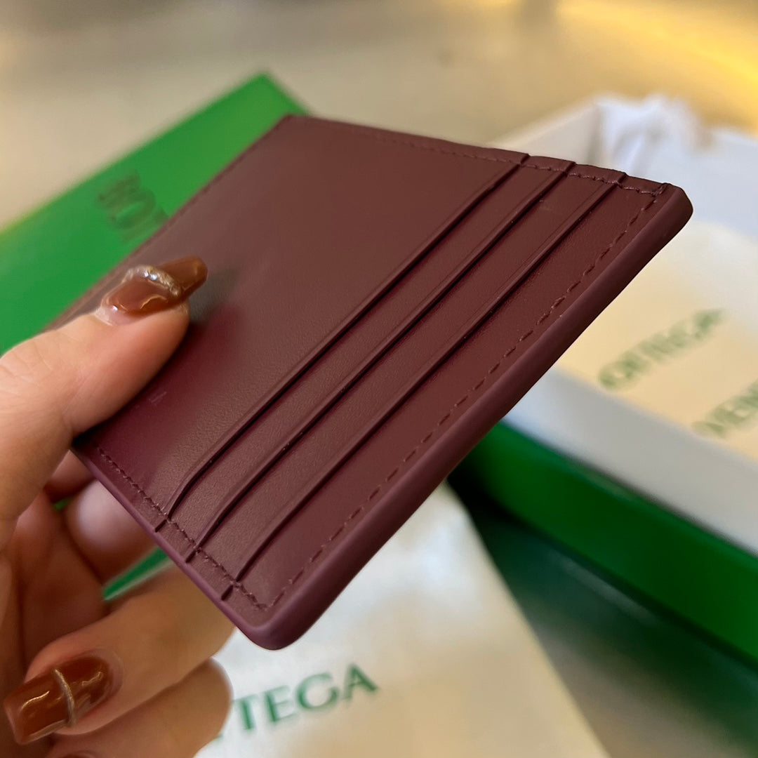 Bottega Veneta Black & Red Card Holder - detail image 4
