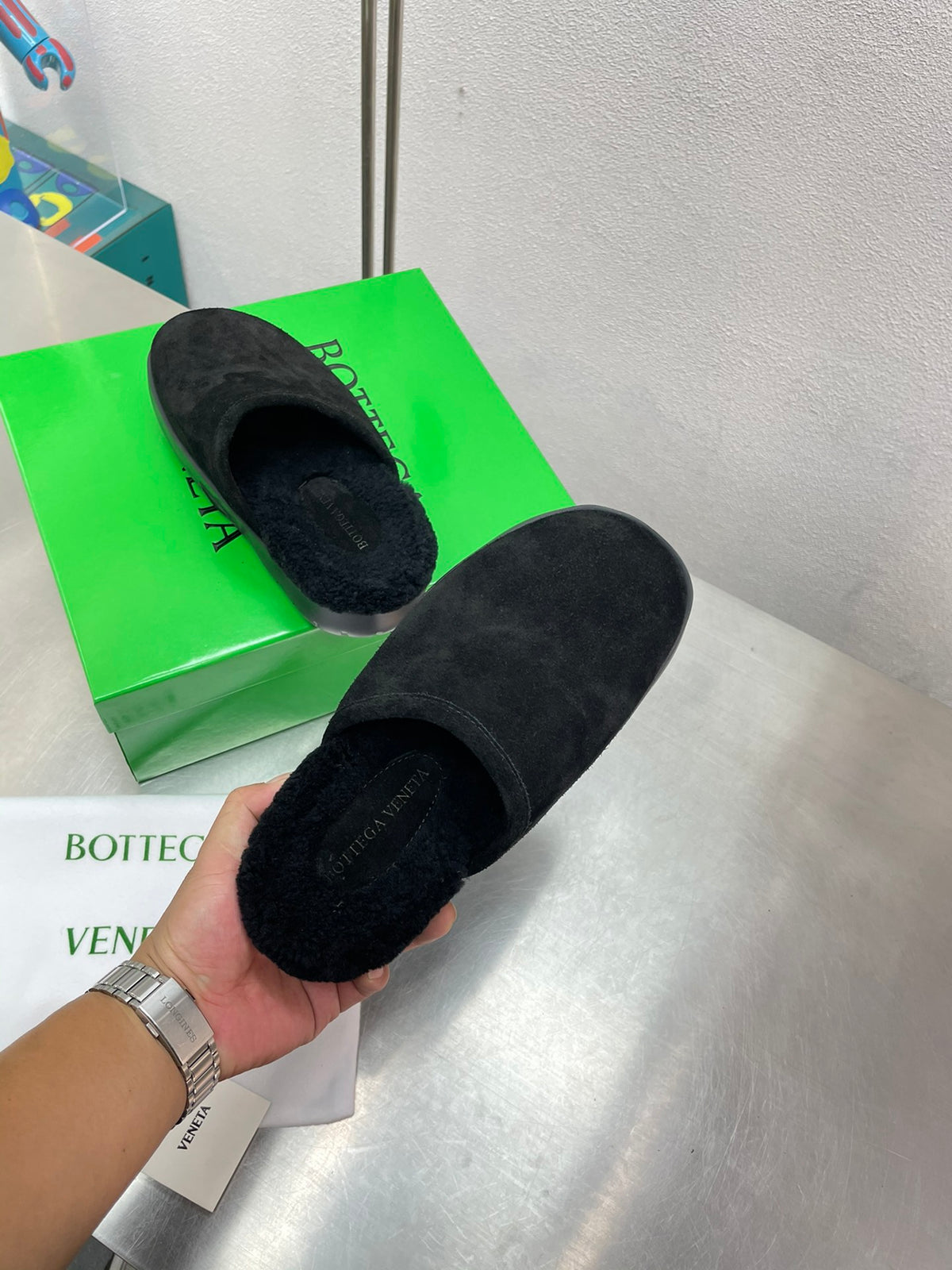 Bottega Veneta Black & Green Designer Shoes EU 35-40 Edition 7 - detail image 9
