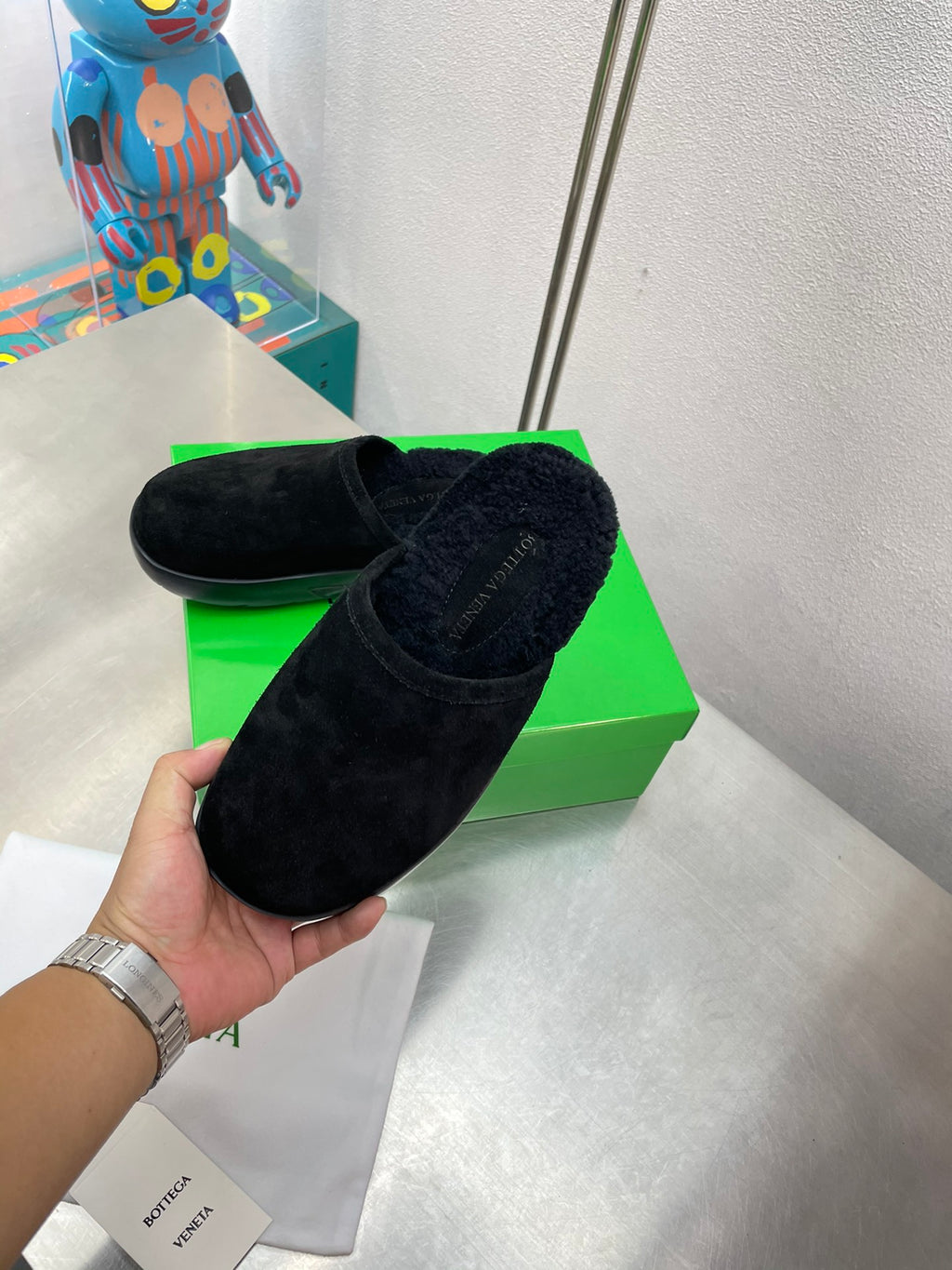 Bottega Veneta Black & Green Designer Shoes EU 35-40 Edition 7 - detail image 7