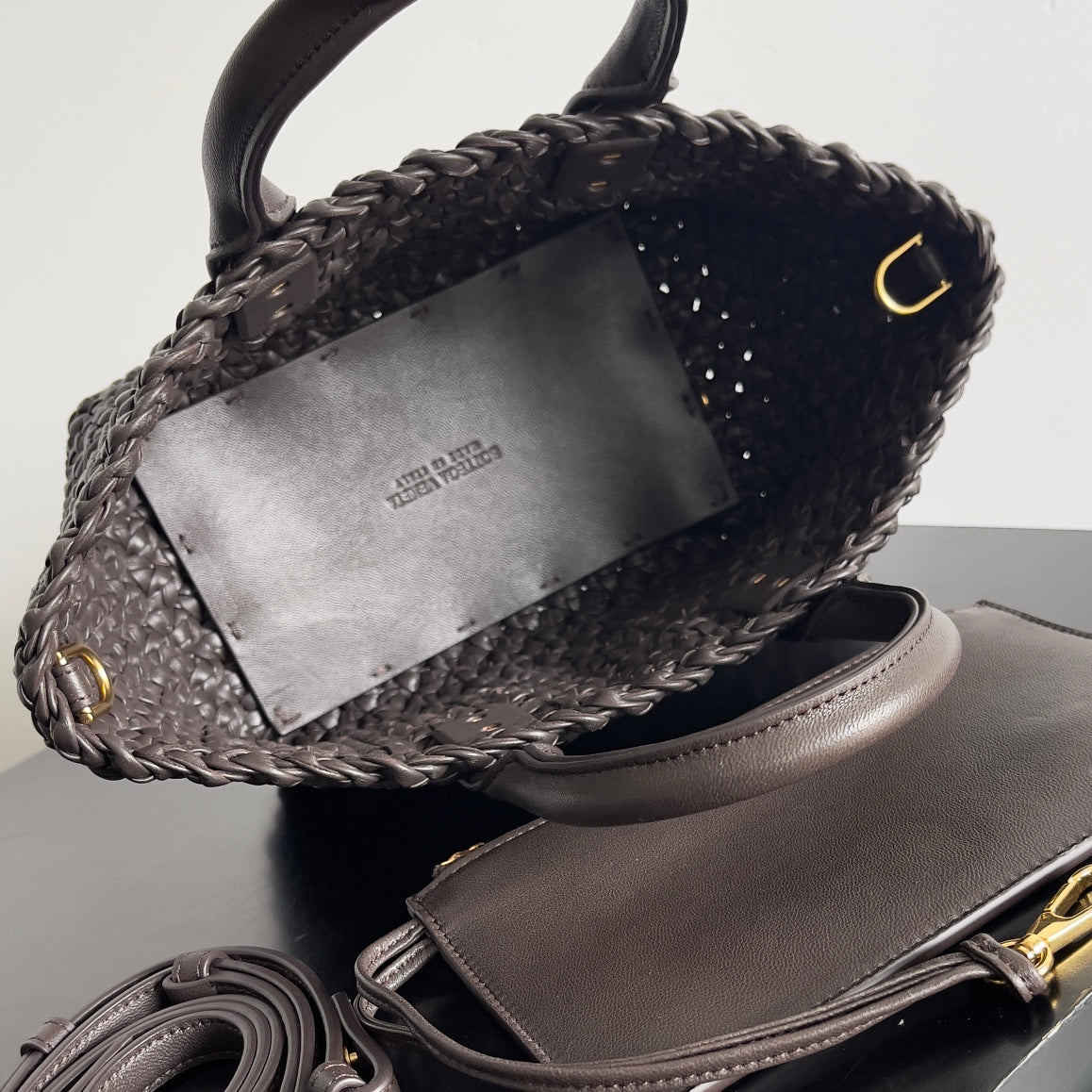 Bottega Veneta 762830 Black Mini Bag - detail image 9