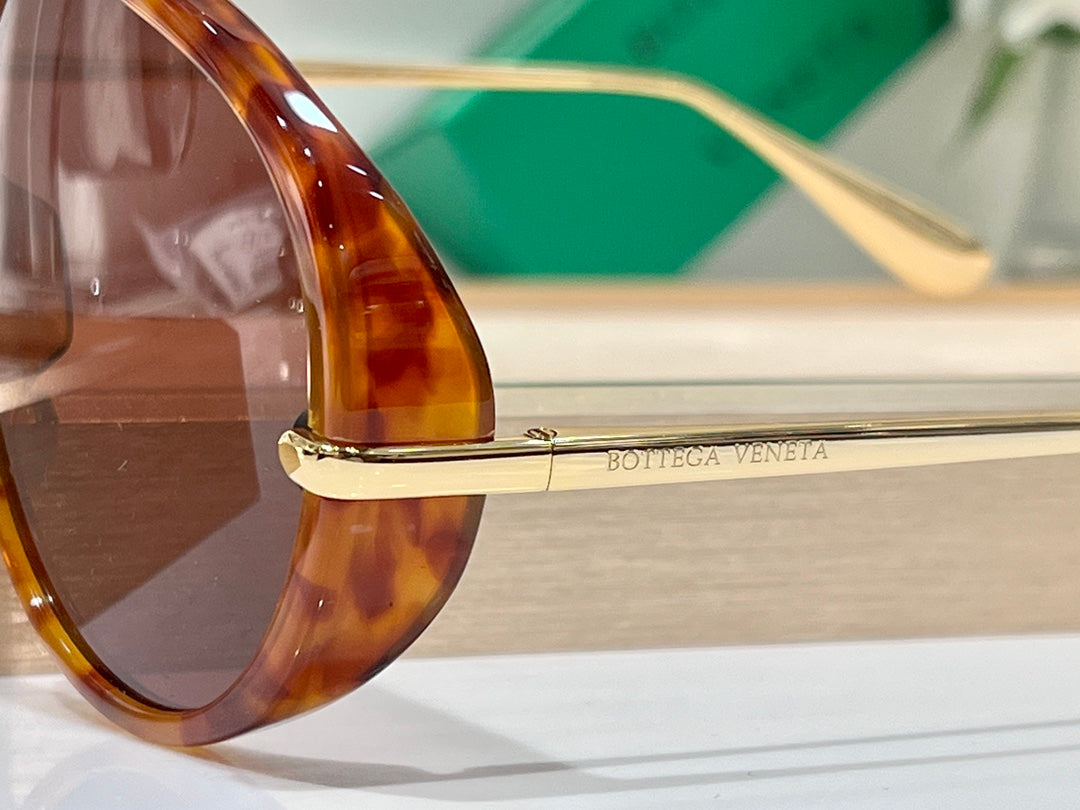 Bottega Veneta BV1274 Black & Green Designer Sunglasses 63-12-145 mm - detail image 7