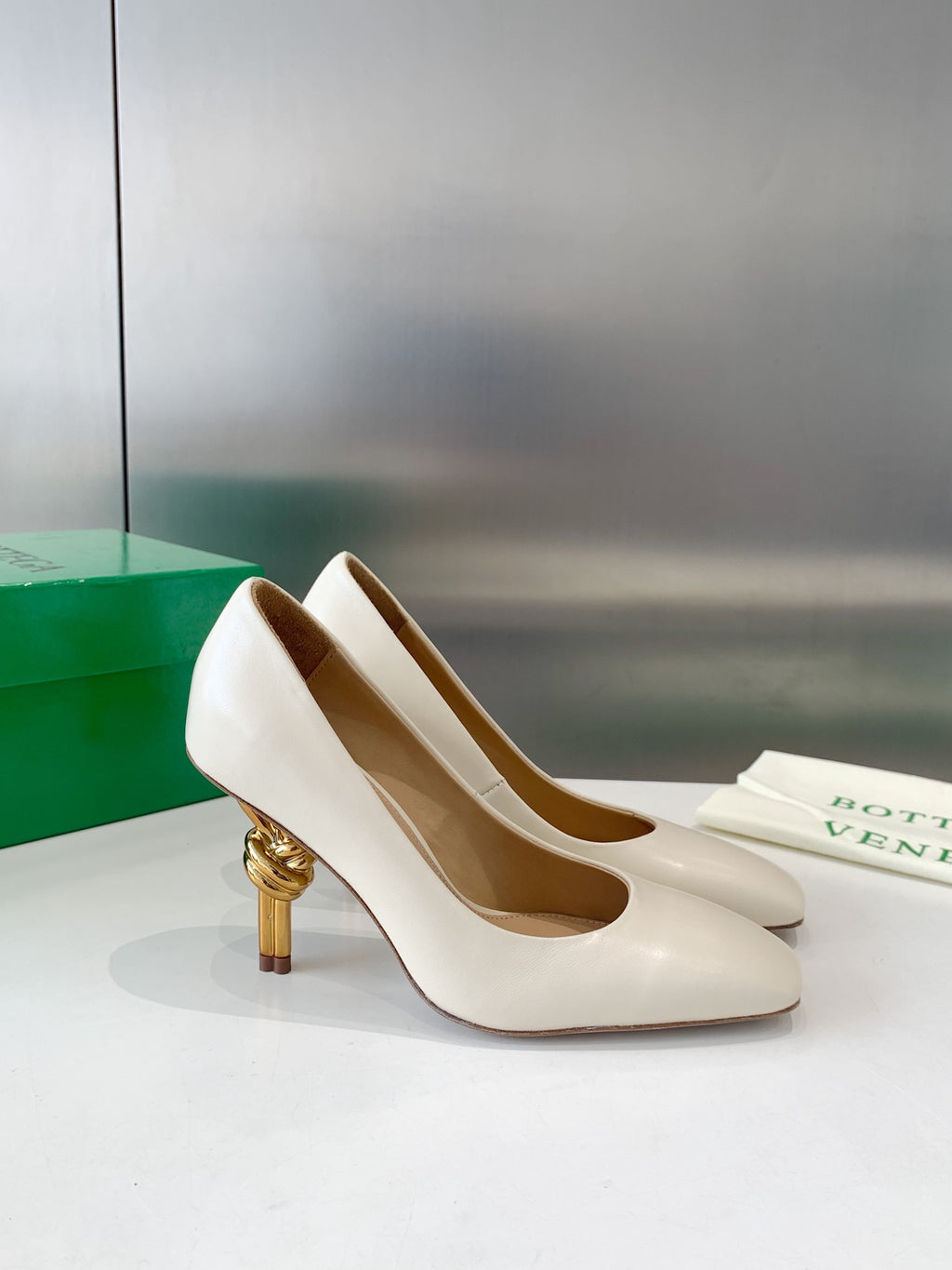 Bottega Veneta Silver Designer Shoes EU 35-40 - detail image 2