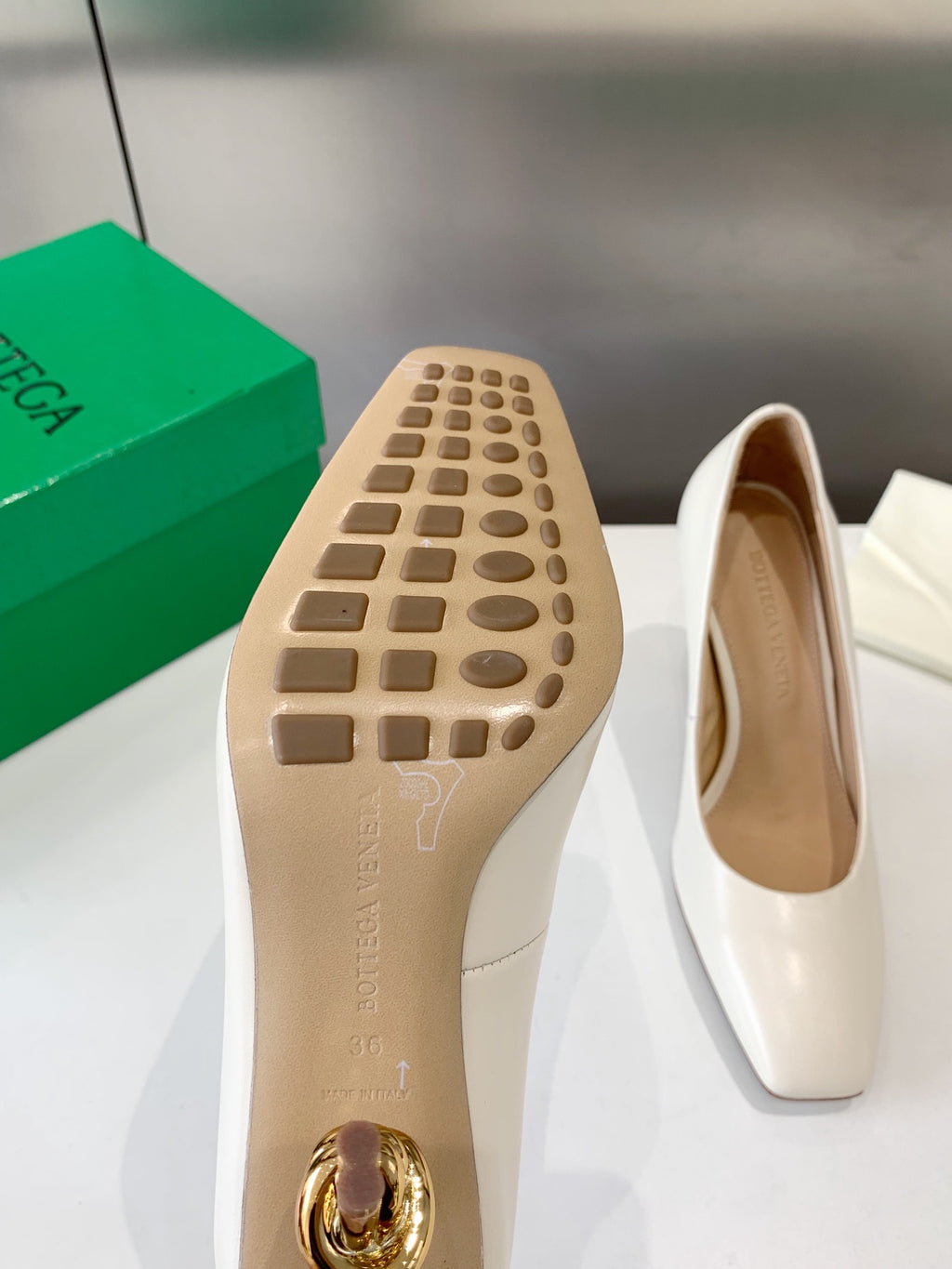 Bottega Veneta Silver Designer Shoes EU 35-40 - detail image 9