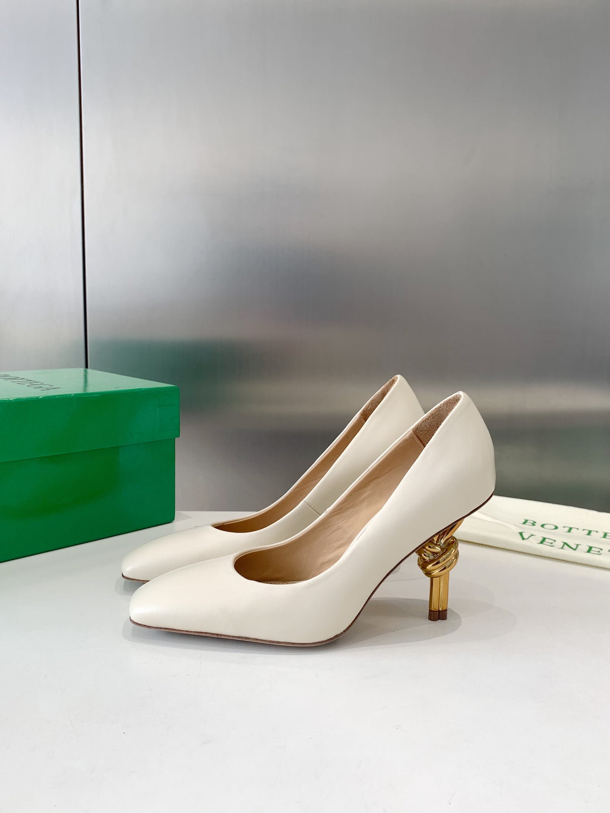 Bottega Veneta Silver Designer Shoes EU 35-40 - detail image 5