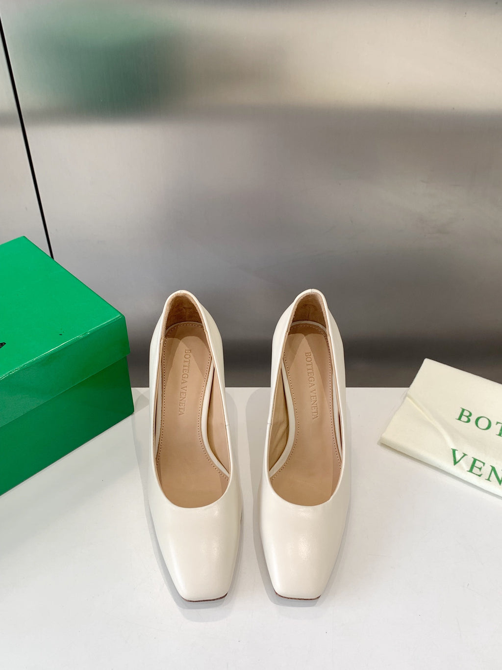 Bottega Veneta Silver Designer Shoes EU 35-40