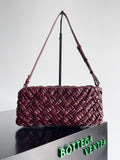 Bottega Veneta 785780 Black & Purple Designer Handbag