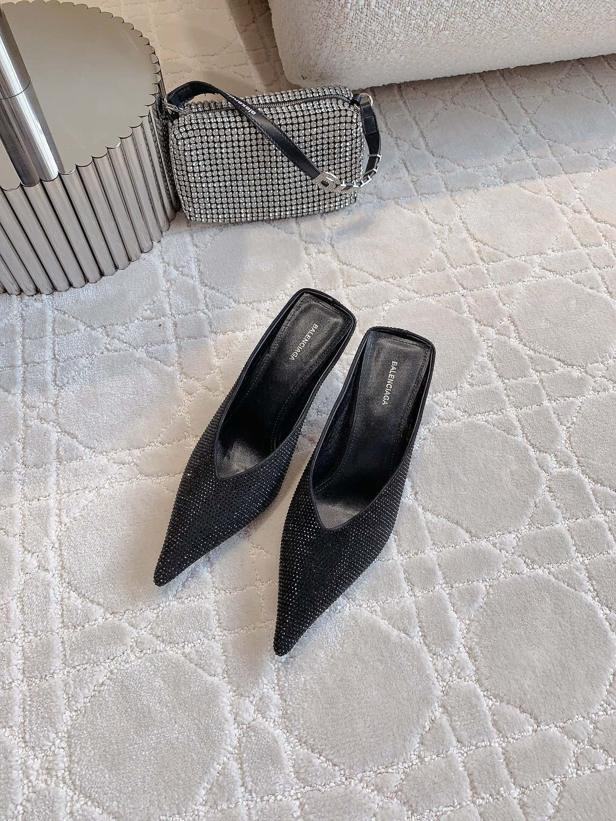 Balenciaga Black Slides EU 35-39 Edition 3 - detail image 3