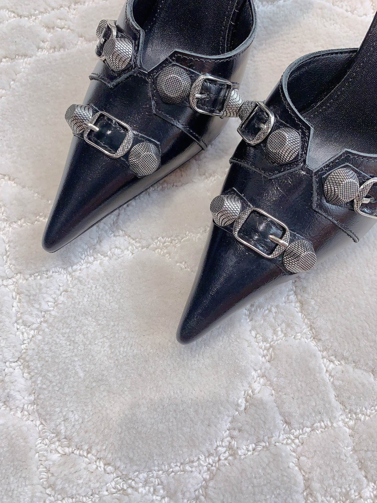 Balenciaga Black Slides EU 35-39 Edition 7 - detail image 6