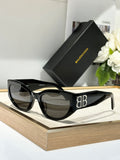 Balenciaga BB0324SK Black & Rose Gold Designer Sunglasses 55-19-135 mm