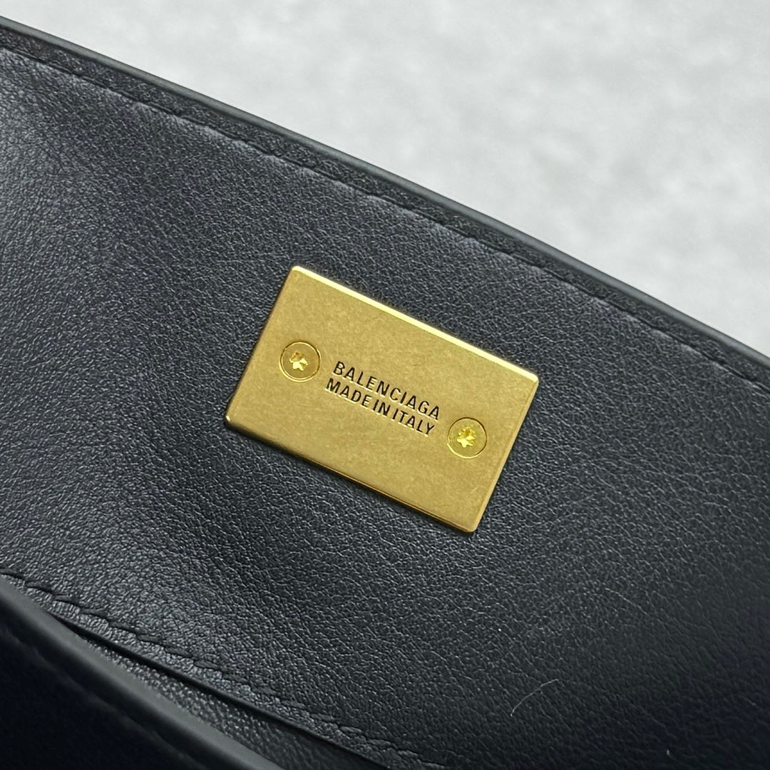 Balenciaga 92866 Black & Gold Mini Bag - detail image 8