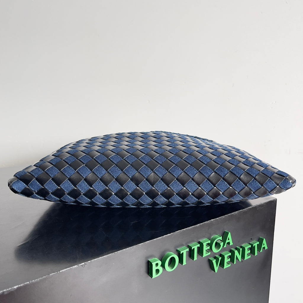 Bottega Veneta 789028 Black & Blue Designer Handbag - detail image 3