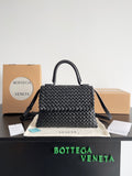 Bottega Veneta Black & Rose Gold Designer Handbag Edition 29