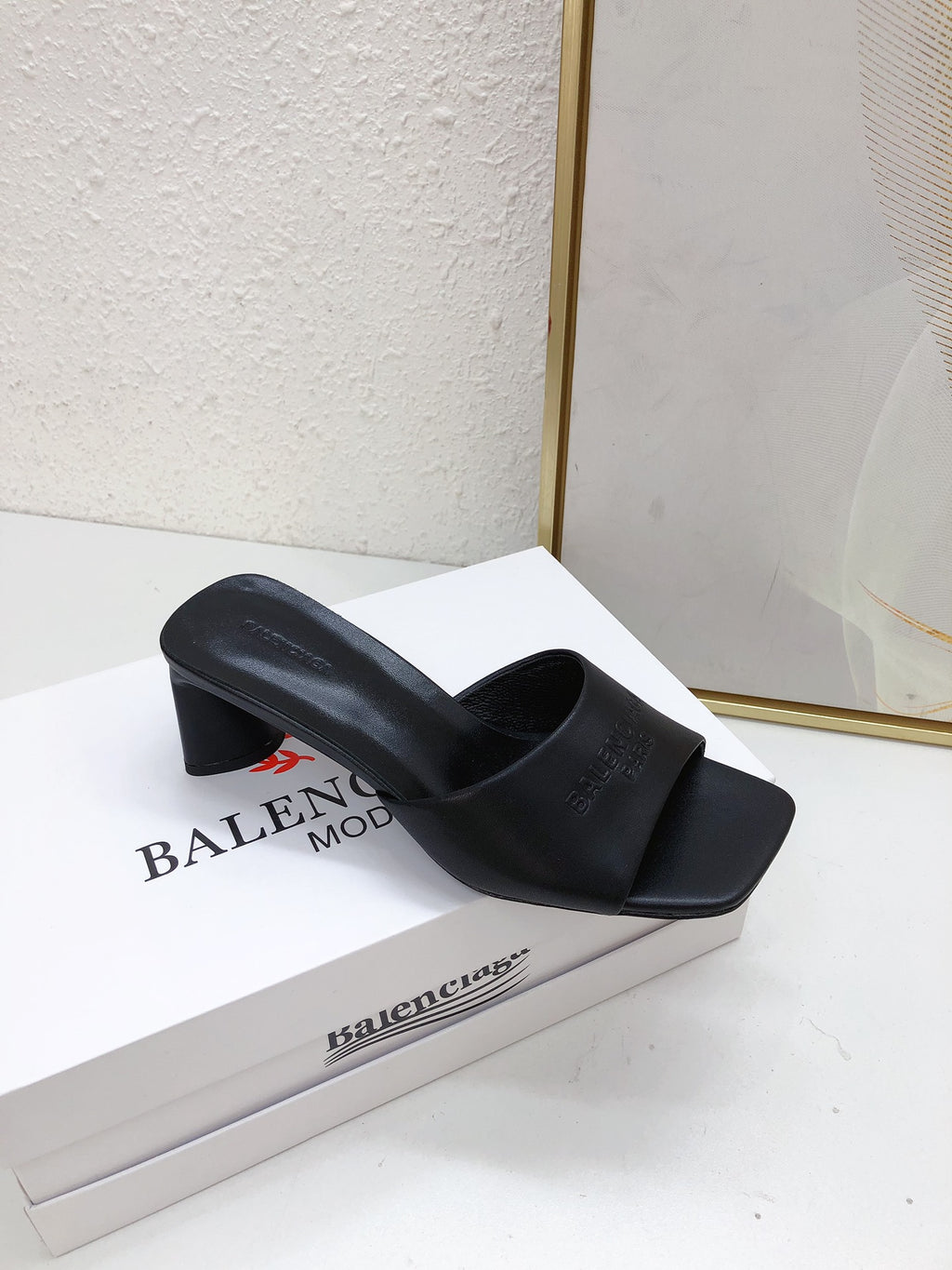 Balenciaga Black Slides EU 35-39 Edition 8 - detail image 8