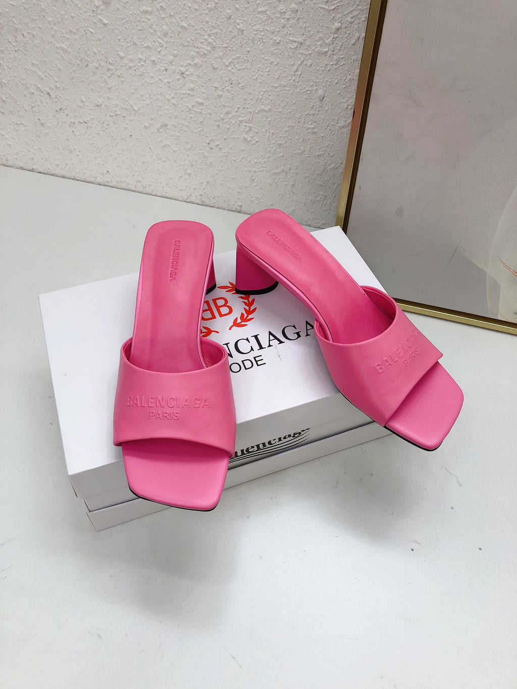 Balenciaga Pink Slides EU 35-39 - detail image 2
