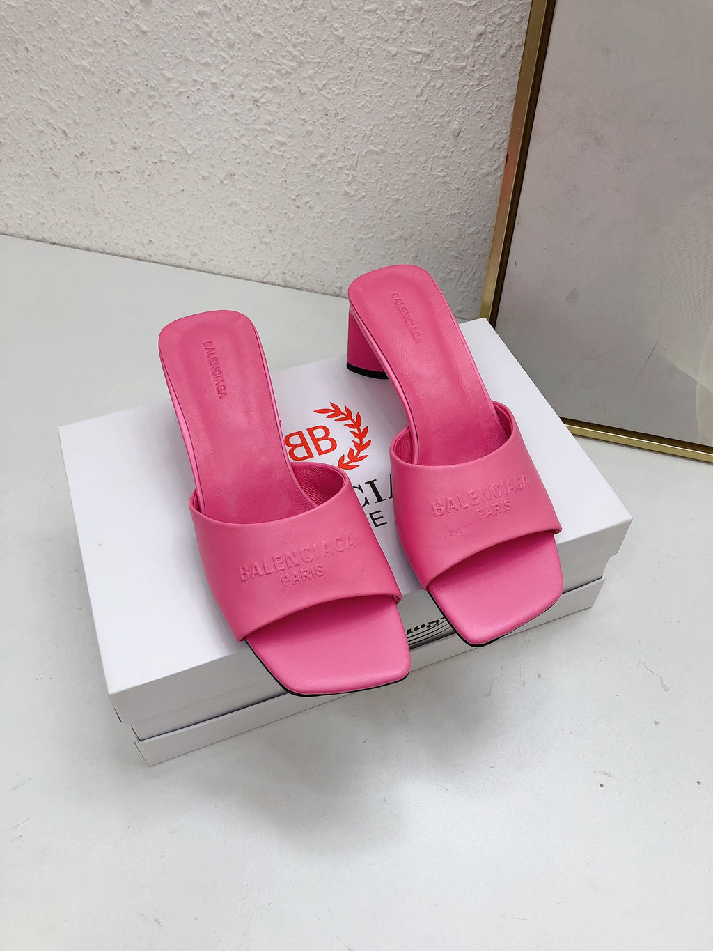 Balenciaga Pink Slides EU 35-39