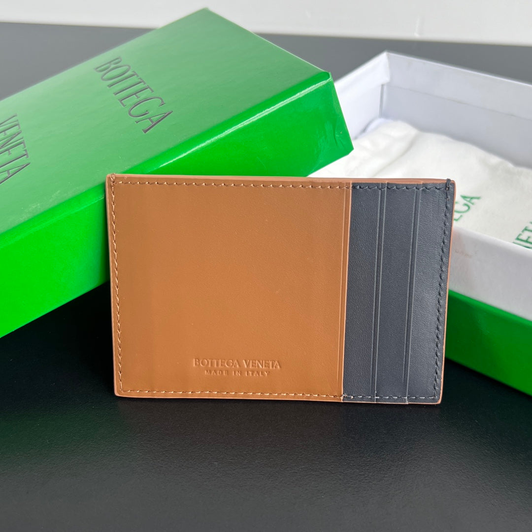 Bottega Veneta Orange & Green Card Holder - detail image 2