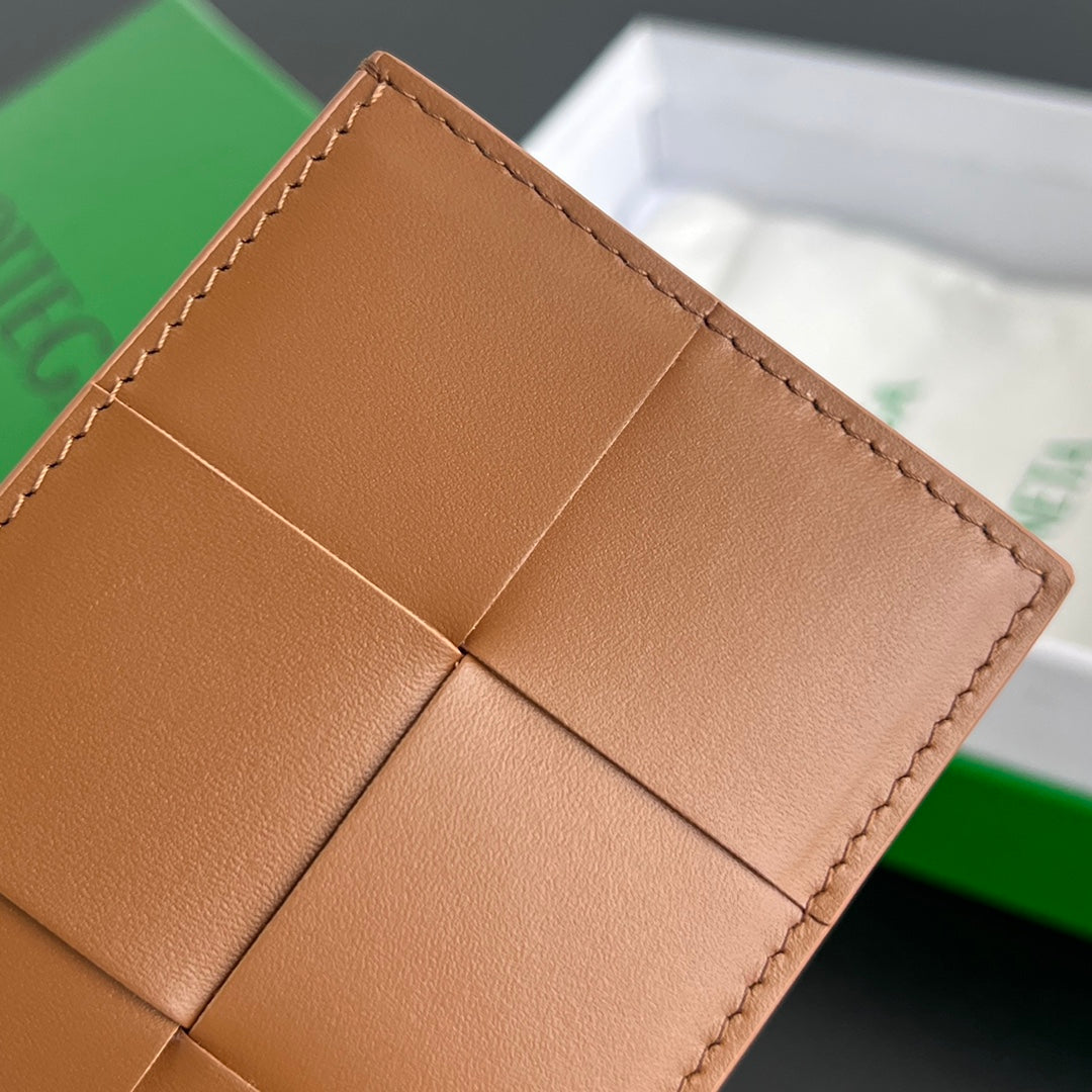 Bottega Veneta Orange & Green Card Holder - detail image 7