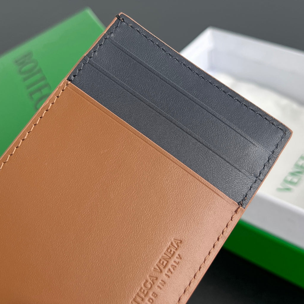 Bottega Veneta Orange & Green Card Holder - detail image 4