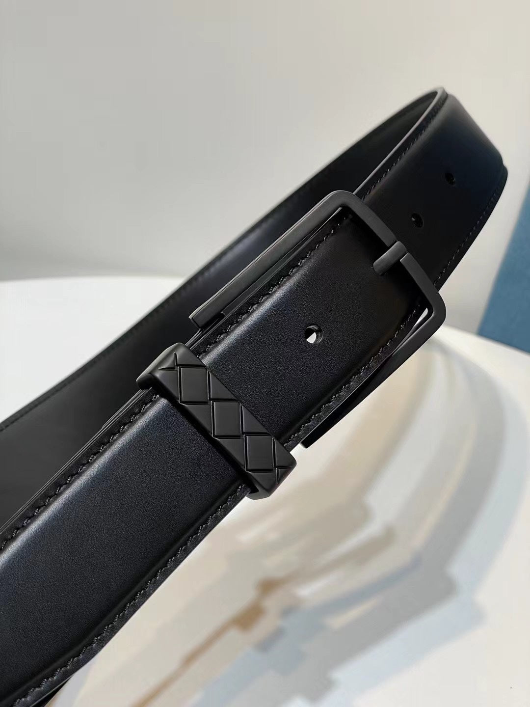 Bottega Veneta 793876VALKO8966 Black Designer Belt - detail image 3