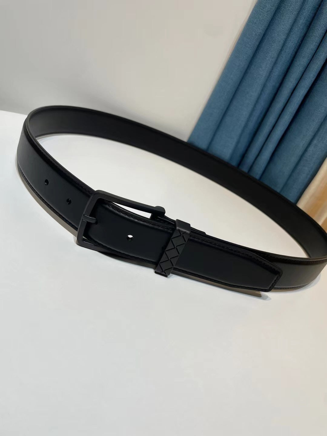 Bottega Veneta 793876VALKO8966 Black Designer Belt - detail image 2