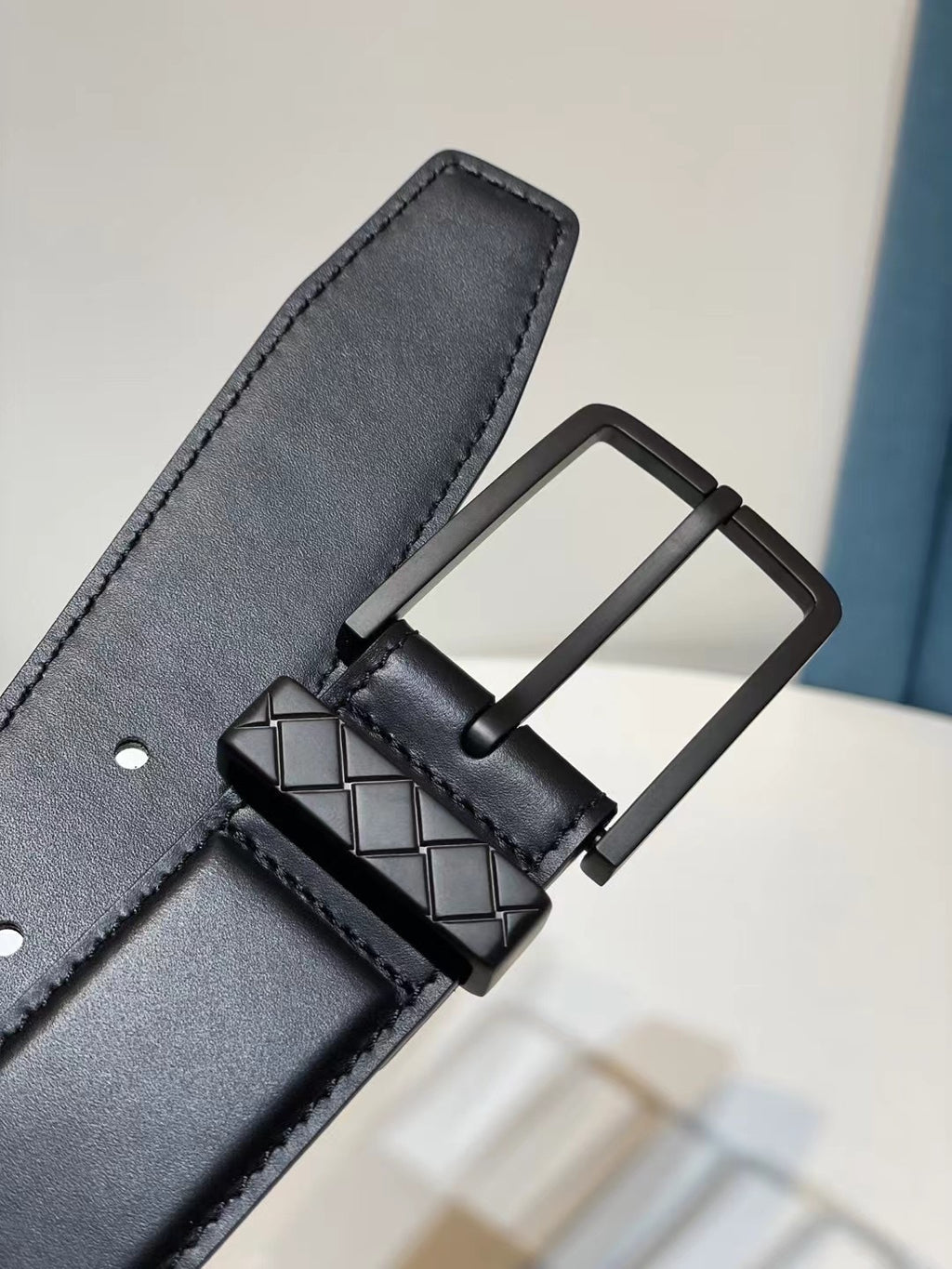 Bottega Veneta 793876VALKO8966 Black Designer Belt - detail image 6