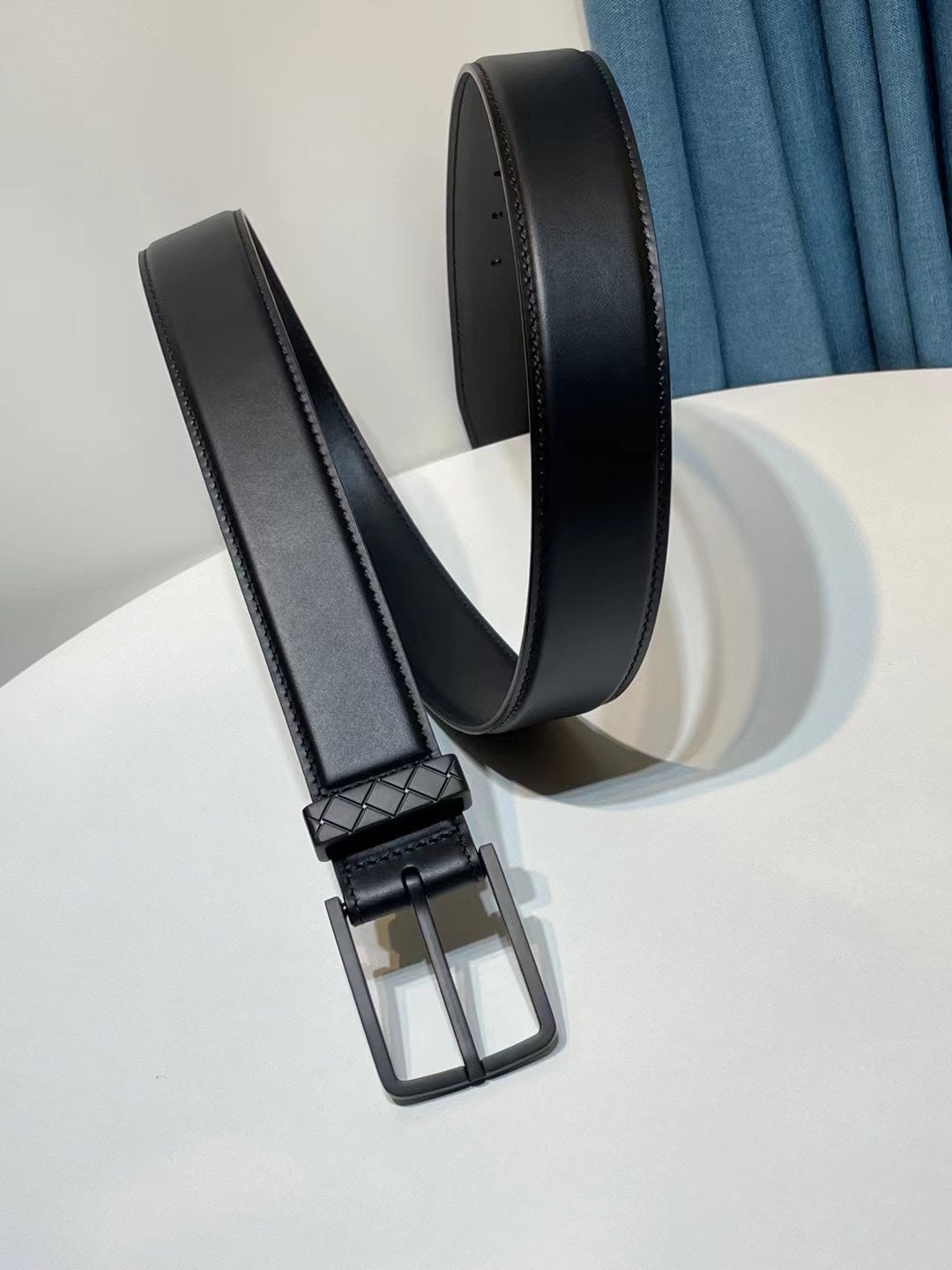 Bottega Veneta 793876VALKO8966 Black Designer Belt - detail image 4