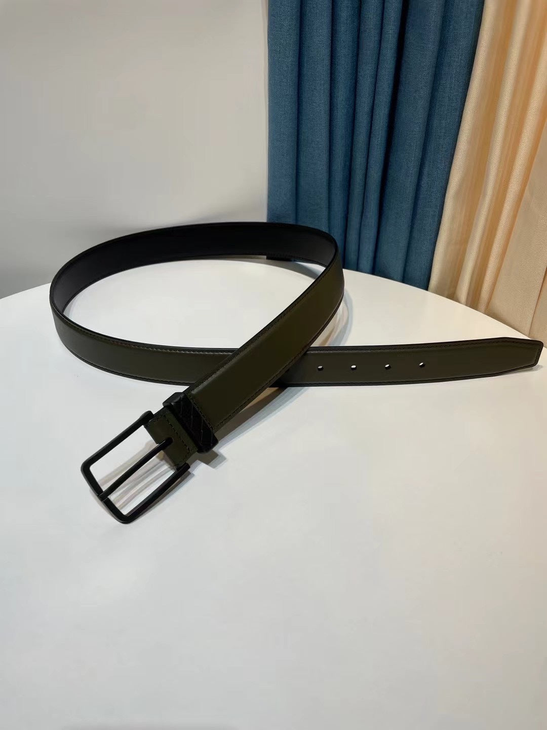 Bottega Veneta 793876VALKO3386 Black Designer Belt - detail image 5