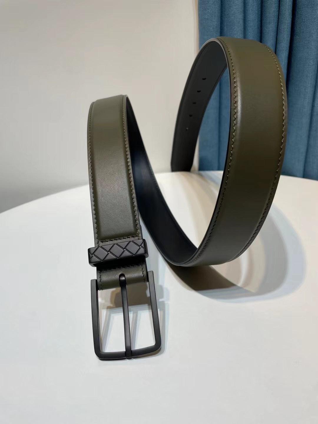 Bottega Veneta 793876VALKO3386 Black Designer Belt - detail image 4