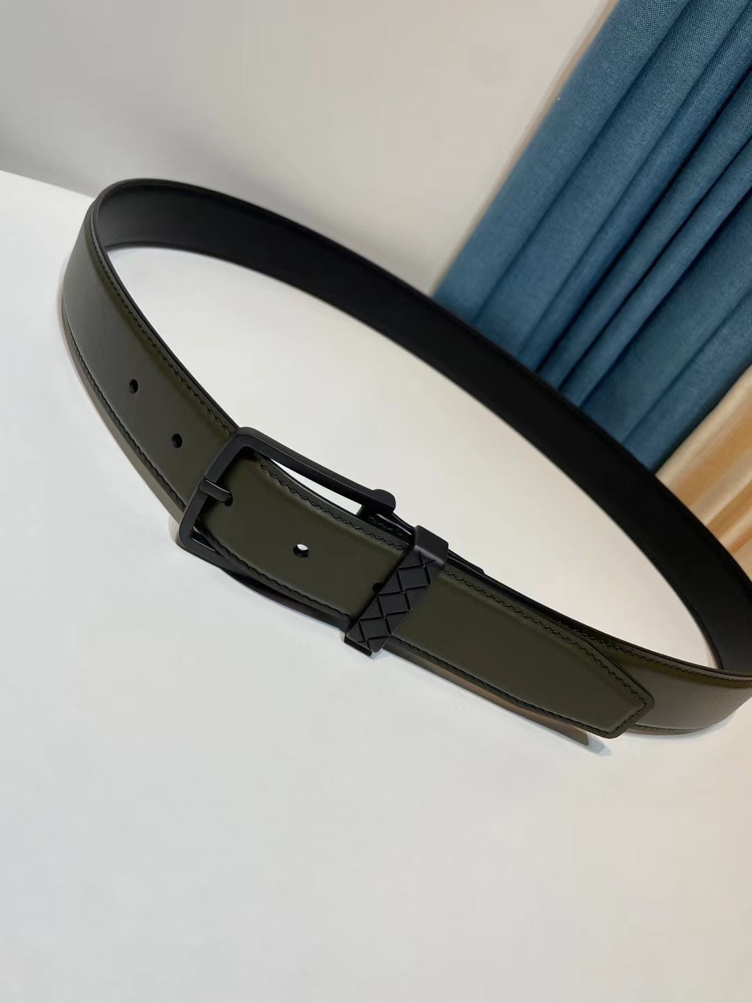 Bottega Veneta 793876VALKO3386 Black Designer Belt - detail image 2