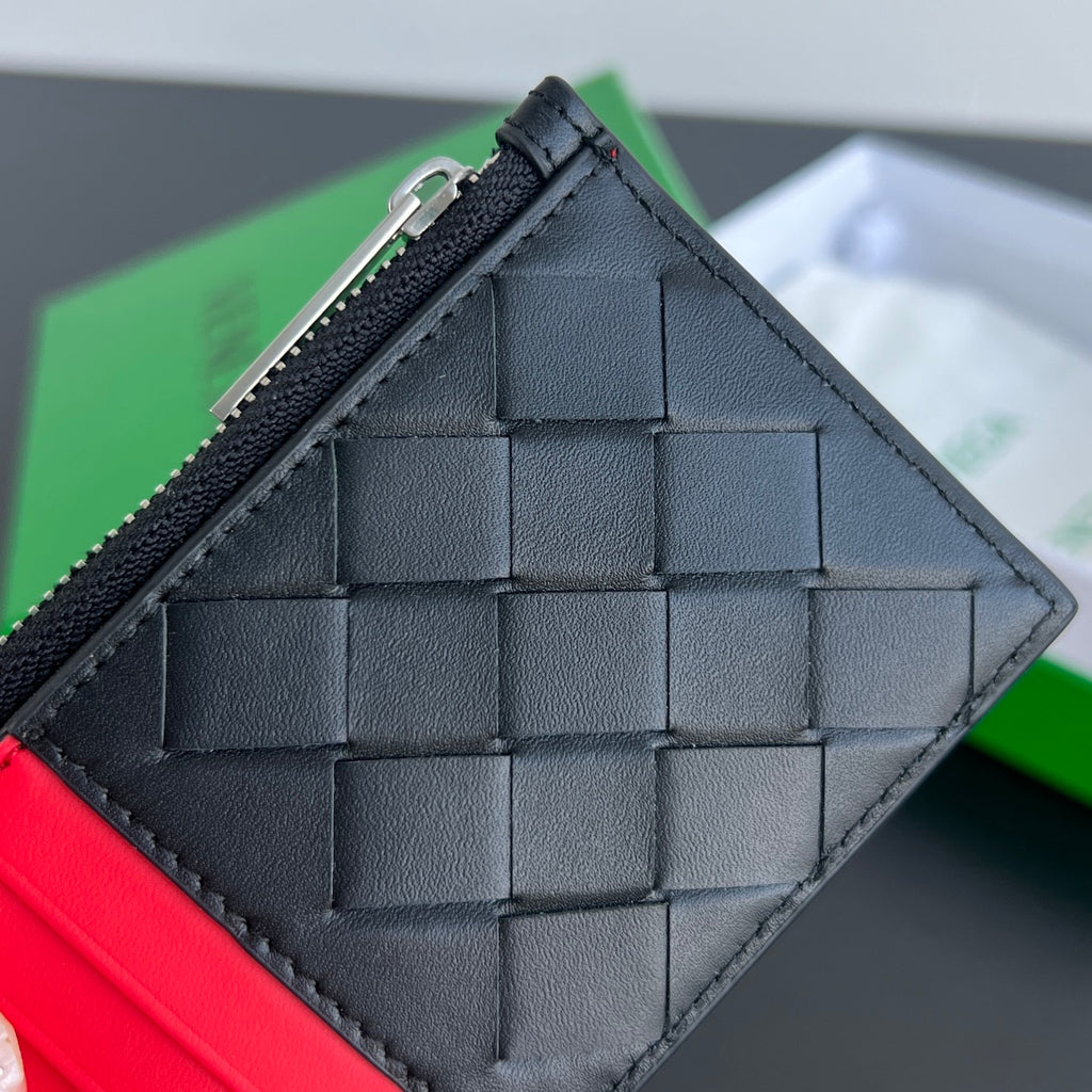 Bottega Veneta 11.5X.7.5 Black & Green Card Holder Edition 3 - detail image 9