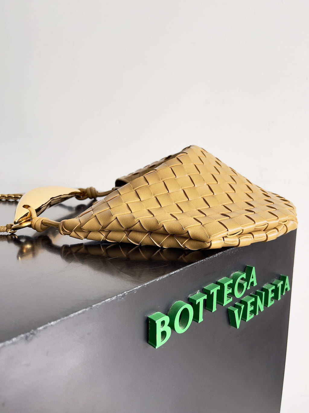 Bottega Veneta 776768 Brown & Rose Gold Chain Bag - detail image 2