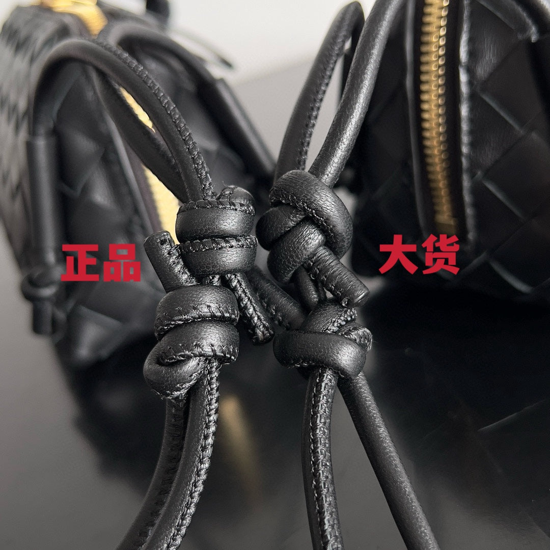 Bottega Veneta Black Designer Handbag Edition 1017 - detail image 5