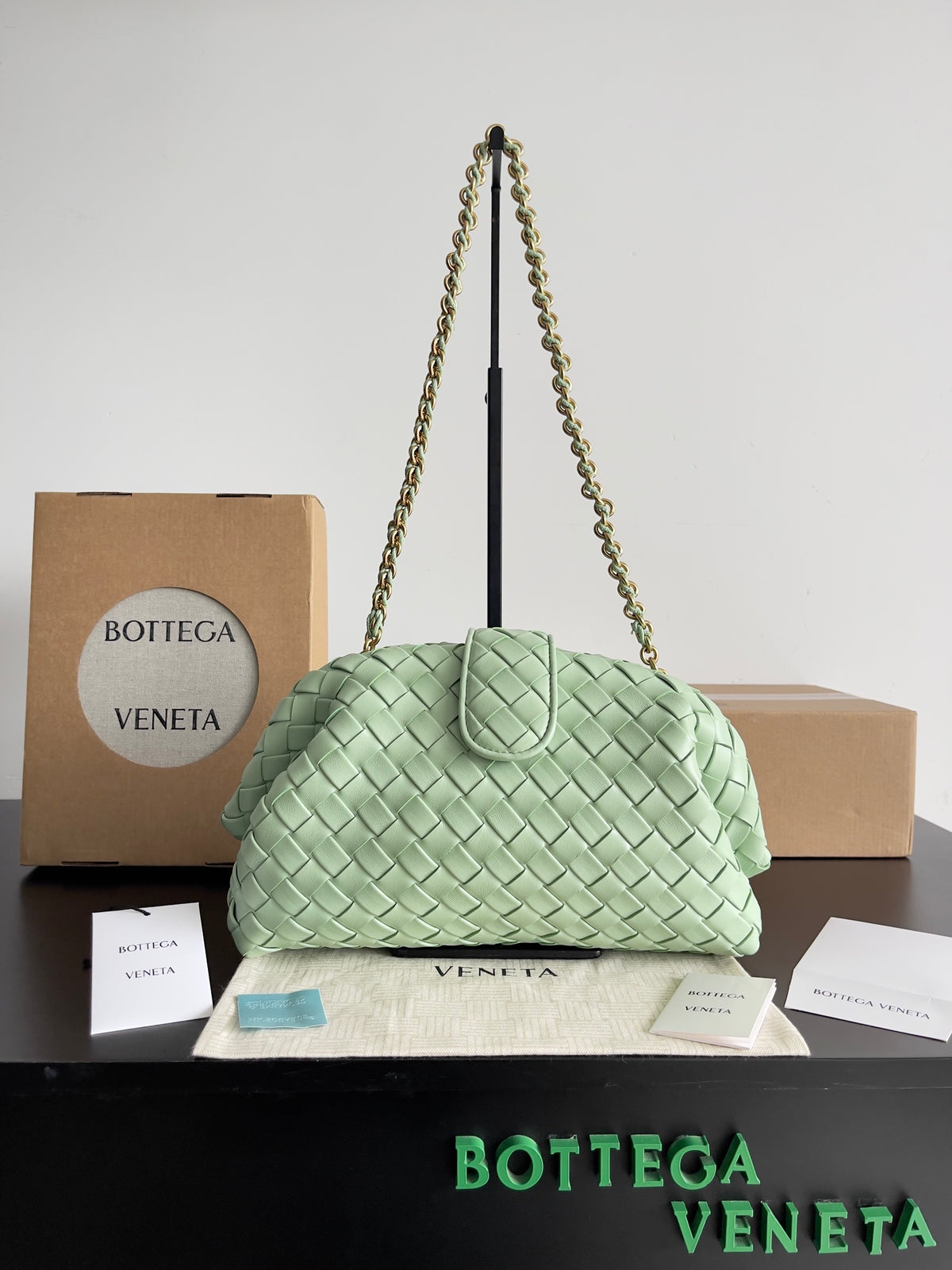 Bottega Veneta Mint Green Designer Handbag Edition 4