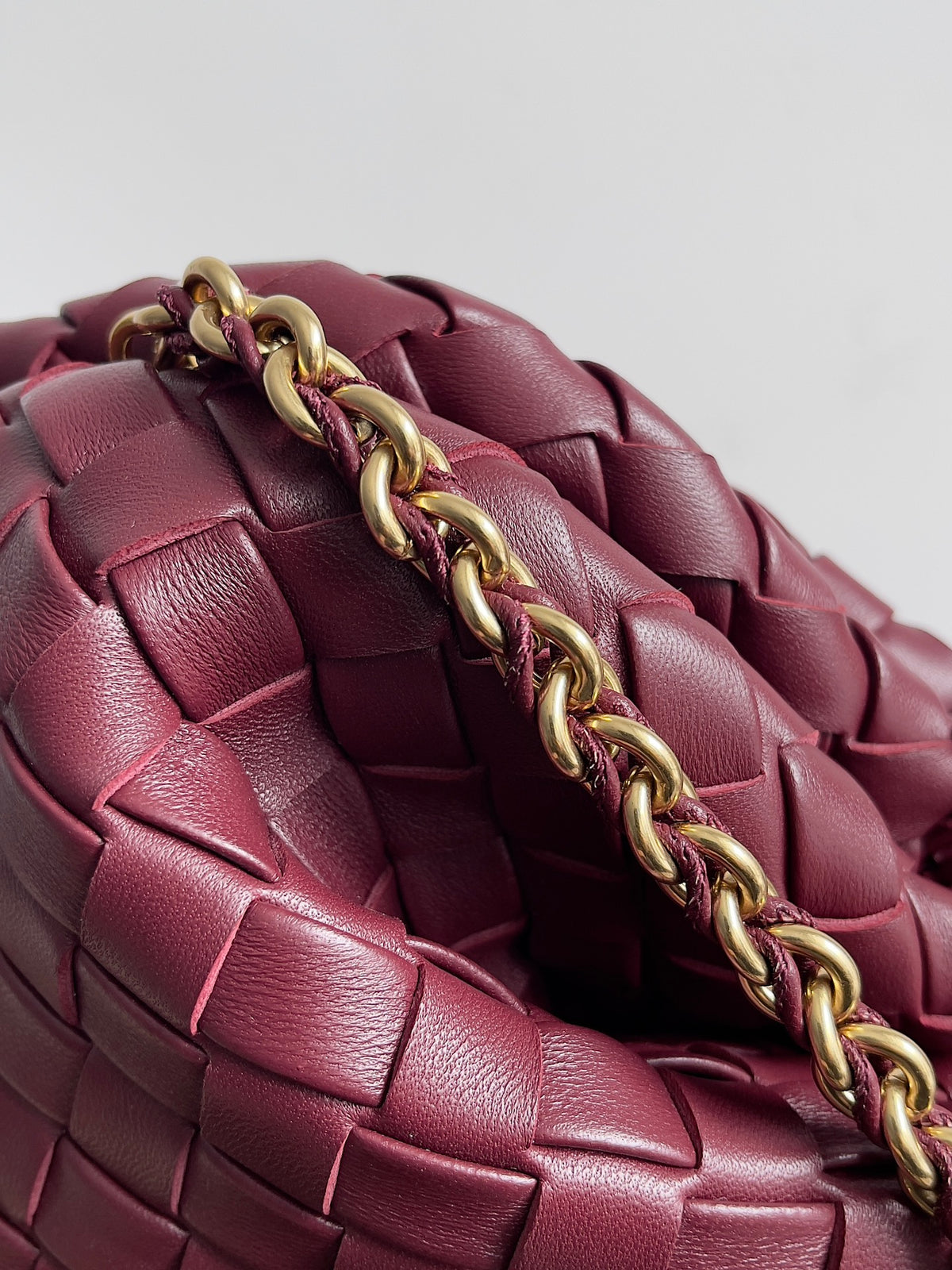 Bottega Veneta 785807 Black & Red Clutch Bag - detail image 4