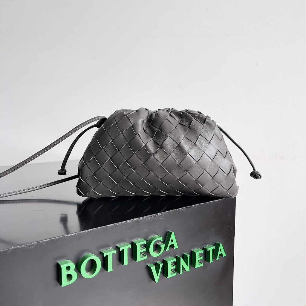 Bottega Veneta Gray Clutch Bag